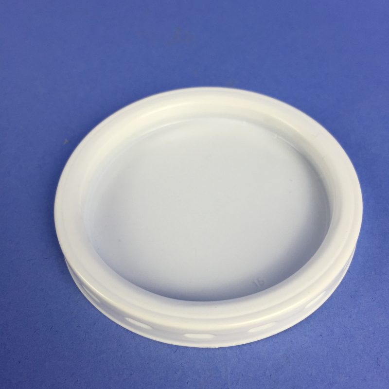 WHITE Lid to 130/ 240/ 284 POTS / BOX QTY 2500